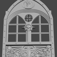 gótico janelas 3d print model - Mito3D