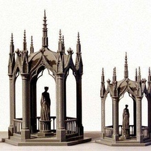 gothick locura arquitectura nsfw edificios estructuras 3d print model - Mito3D