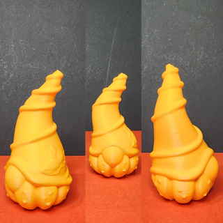 gourdon gnome art sculpture statue jardin tomber l'automne mignonne poilu décoration fae Fée miniature 3d print model - Mito3D