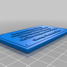government plaque custom quote quotes signs_logos 3d print model - Mito3D