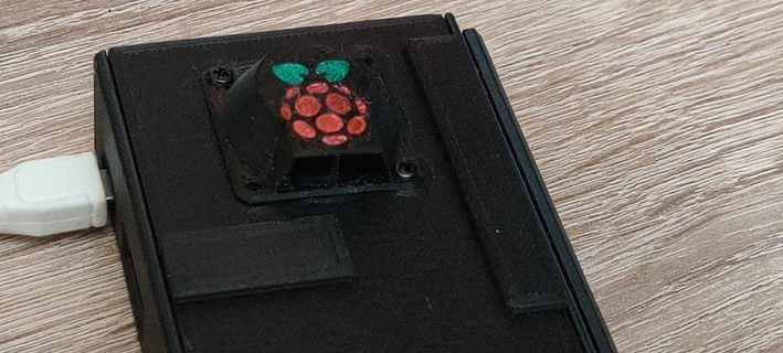 gpio & camera hole cover raspberry pi 3 ender case pro v2 3d printer accessories 3d print model - Mito3D