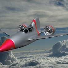 plane 2 game airplane fly scifi 3d print model - Mito3D