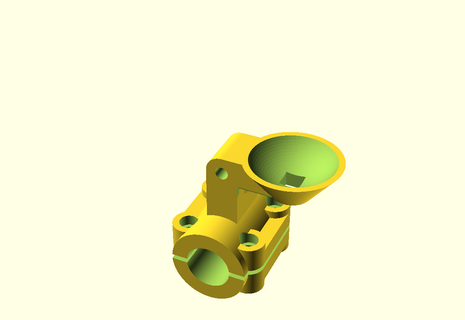 gps motorcycle mount 3d print model - Mito3D