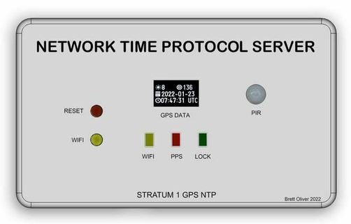 gps statum 1 ntp time server stratum electronics 3d print model - Mito3D