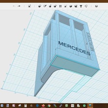 gps support mercedes class b various 3d print model - Mito3D