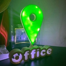 gps symbol lamp office google decoration gift idea christmas 3d print model - Mito3D