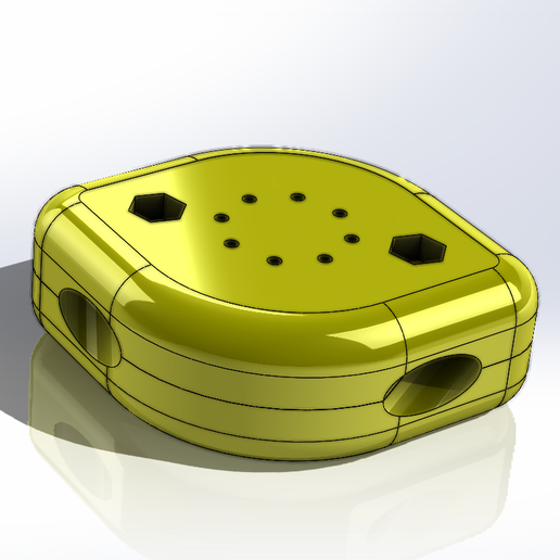 gps tracker housing track cover 3D print model - Mito3D