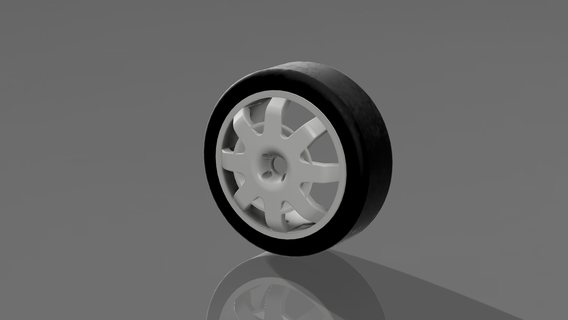 gra clio maxi wheel renault max wheels rim rims group 3d print model - Mito3D