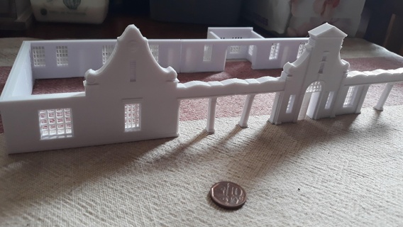 graaff-reinet train station building scale 3d print model - Mito3D