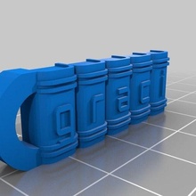 joalheria personalizado chaveiros 3d print model - Mito3D