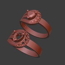 grado a01 anillos Grados joyeria oro solitario 3d print model - Mito3D