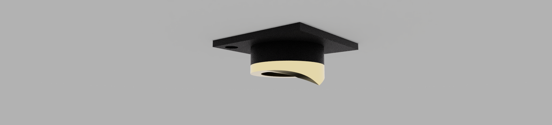 graduación birrete llavero celebrando logros joyería joya 3d print model - Mito3D