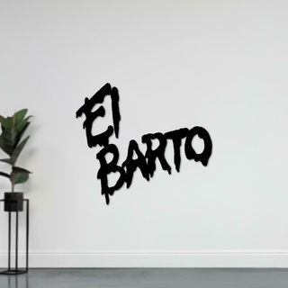 graffiti el barto - wall decoration 3d print model - Mito3D