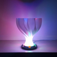 graal vaso casa morsetto paralume tonalità di lampada a spirale spiralized vasi modalità stampa 3d print model - Mito3D