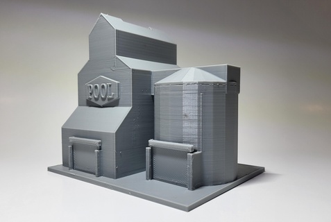 grain elevator piggy bank Home 3d print model - Mito3D