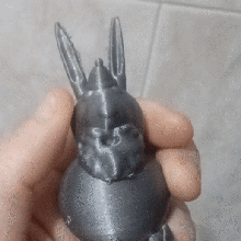 grampy coniglio peppa maiale articolato mobile carattere Nonno 3d print model - Mito3D