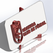 granada cf shield plate art soccer escutcheon 3d print model - Mito3D