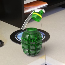 granada em forma de garrafa água gadget baixo poli 3d print model - Mito3D