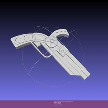 granblue fantasia Catarina pistola arte 3d printing réplica arma cosplay videogame fogo fantasy 3d print model - Mito3D