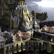 grand arch wizard castle 3d print model - Mito3D