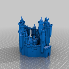 grand castle architecture customized buildings structures 3d print model - Mito3D