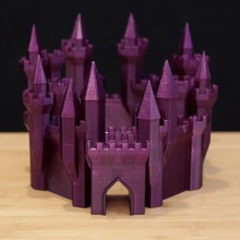 grand castle generator architecture 3d print model - Mito3D