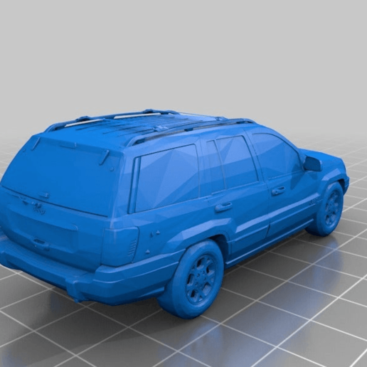 büyük Cherokee cip 2000 otomotiv 3D print model - Mito3D