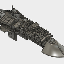 grand cruiser gioco battlefleet gothic bfg giocattoli accessori di 3d print model - Mito3D