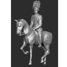 grand horseman 1 43rd game collection historical figures mdm rider horse resin 3d print model - Mito3D