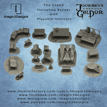 grandiose huraynoq bazar jouable intérieurs 3d print model - Mito3D