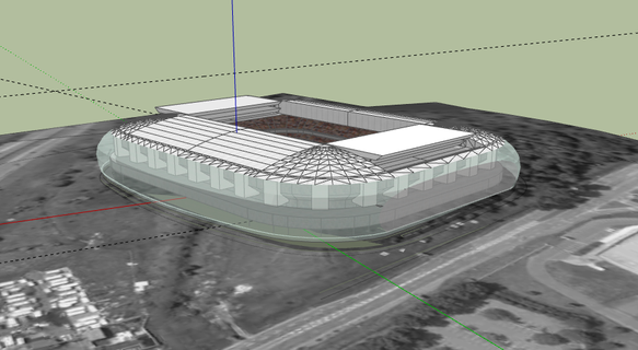 grandiose stade Lille métropole losc utilisation 2023 football nfl nba mlb LNH France 3d print model - Mito3D