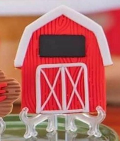 granero cookie cutter barn farm cutting cookies bakery 3d print model - Mito3D