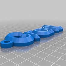 grant keychain customized organization 3d print model - Mito3D