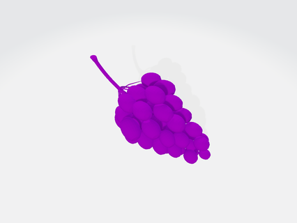 grape fruits fruit home food 3d print model - Mito3D