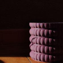 raisins vase décor mat collection fleur maison campagne violet 3d print model - Mito3D