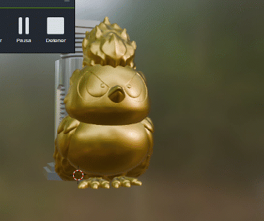 grafikler destek Moltres Chibi pokemon gpu ayarlanabilir benzersiz 3d print model - Mito3D