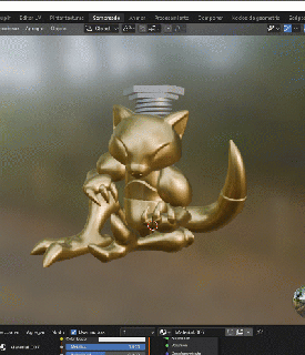 Grafik Unterstützung Pokémon abra gpu einstellbar 3d print model - Mito3D