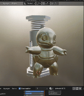 grafica supporto Pokemon squirtle gpu regolabile 3d print model - Mito3D