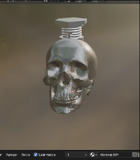 graphics support skull gpu adjustable one 3d print model - Mito3D