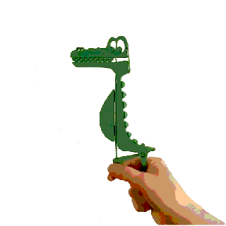 ızgara Yazdır yer oyuncak eğlence kolay kıpır gadget timsah Dinozor kanca ısırmak araç Spielzeug 3d print model - Mito3D