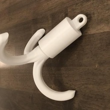 grappling hook tool treble grapple dredging anchor 3d print model - Mito3D