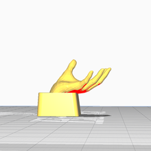 grasping hand keycap 3d print articulated 3d print model - Mito3D