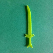 grass sword - finn game toy accessories adventure time 3d print model - Mito3D