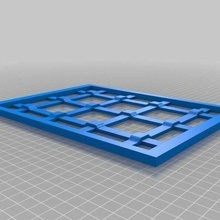 grate grid openscad engineering 3d print model - Mito3D