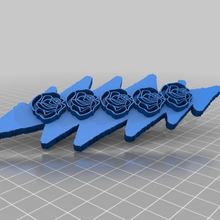 grateful dead lightening bolt roses tool 3d printing 3d print model - Mito3D