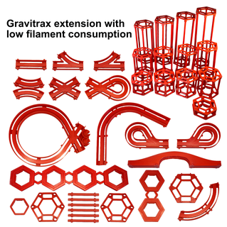 Gratvitrax Schiene Säule Erweiterungen Gravitrax Licht niedrig Verbrauch Filament Modell 3d print model - Mito3D