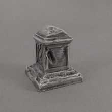 grave stone worn game toy accessories warhammer 40k wargaming tombstone tomb rpg roleplaying pathfinder openforge gravestone frostgrave fantasy dungeons dragons 28mm 3d print model - Mito3D