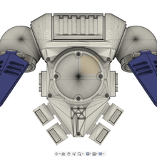 tumba alas espacio reconocimiento juego mochila detalles marina primaris juguete accesorios martillo guerra 3d print model - Mito3D