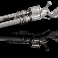 tombe destino fucile caccia lega leggende cosplay lol 3d Stampa modello arte jinx Loanne yasuo arcano replica pistola 3d print model - Mito3D