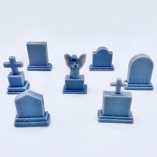 mezar taşları fantezi cadılar bayramı arazi savaş oyunları Warham dnd taşı yol bulucu Mezarlar ttrpg 3d print model - Mito3D